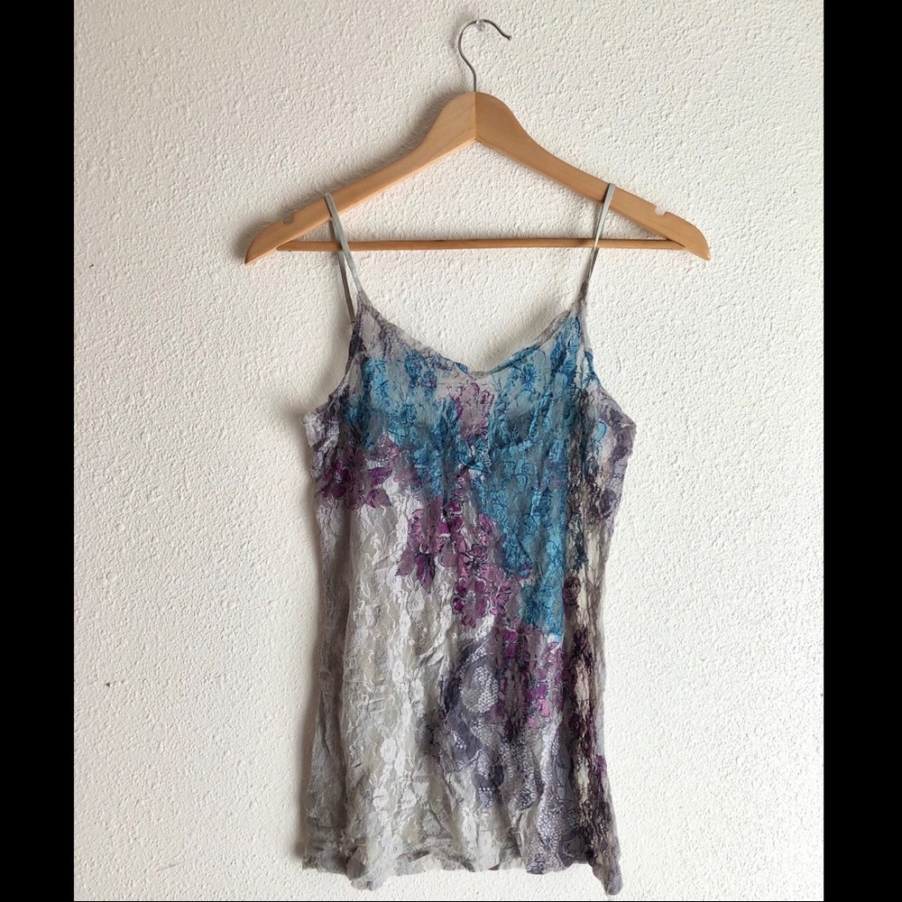 Lace Spaghetti Strap Top